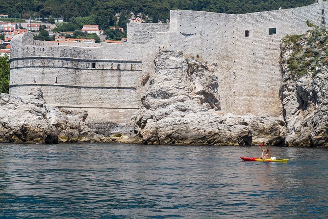 Dubrovnik: Sunset Kayaking & Snorkeling with water &wine - Betina Cave and the swimming stop