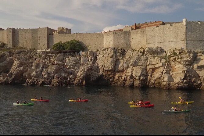 Dubrovnik: Sunset Kayaking & Snorkeling with water &wine - The sunset return to Pile Bay