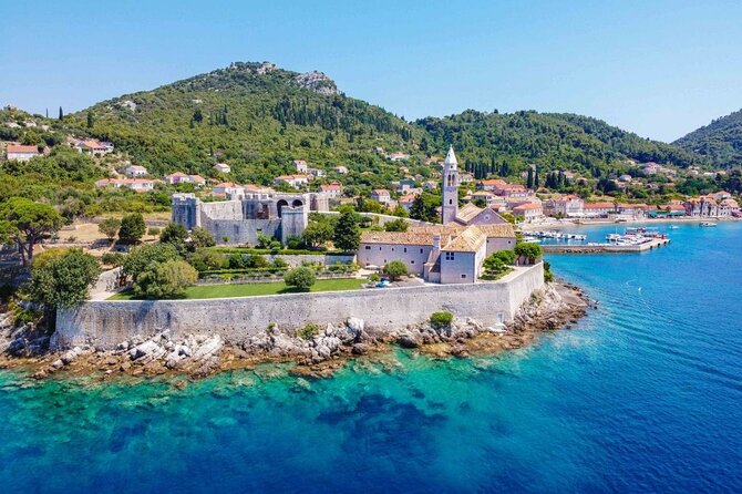 Elaphite Islands Cruise and Blue Cave Snorkeling Boat Tour from Dubrovnik - Šipan combines lunch with a small harbor village
