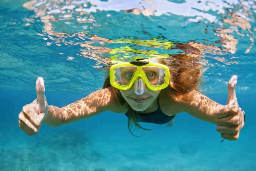 Emerald Coast: Afternoon Snorkel & Dolphin Tour - Searching for dolphins along Fort Walton Beach