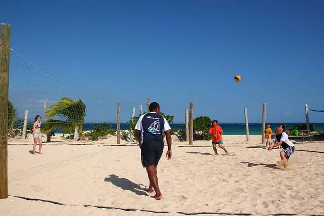 Fijian Islands and Snorkel Full-Day Whales Tale Cruise including Beach BBQ Lunch - The crew brings the character