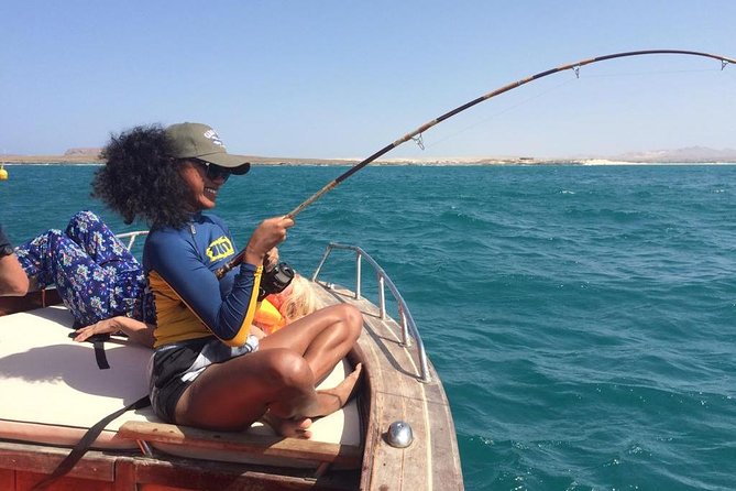 Fishing Snorkeling and Barbecue - Fishing from Sal Rei along the Estoril coast