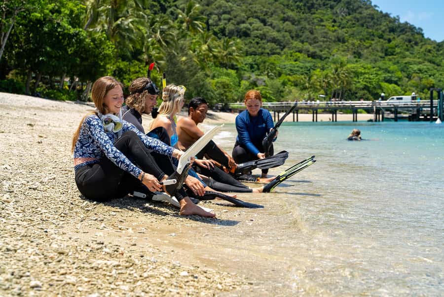 Fitzroy Island: Full-Day Ferry & Snorkel Safari Guided Tour - Weather, water confidence, and comfort