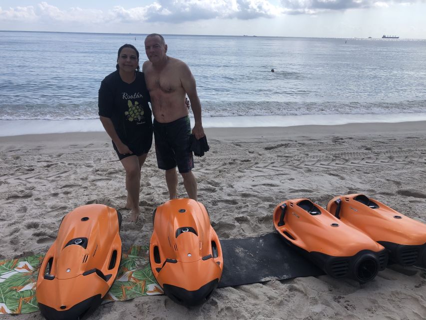 Fort Lauderdale: Ultimate SEABOB Snorkel Rental & Excursion - Learning to use the SEABOB before the reef