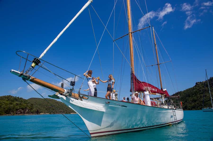 From Airlie Beach: Hook Island Cultural Tour, Sail & Snorkel - Lady Enid gives the Whitsundays a more graceful pace