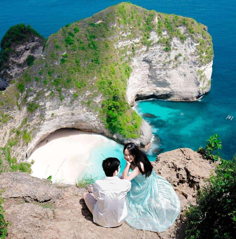 From Bali: Nusa Penida Snorkeling and West Coast Tour - Kelingking Beach and the famous T-Rex cliff
