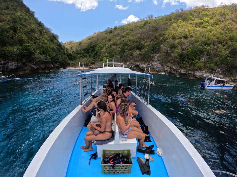 From Bali : Snorkeling & Nusa Penida Island Tour with Lunch - Lunch and the change from sea to road