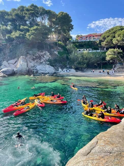 From Barcelona: Costa Brava Kayak & Snorkel Tour with Picnic - Four hours along the Costa Brava coast