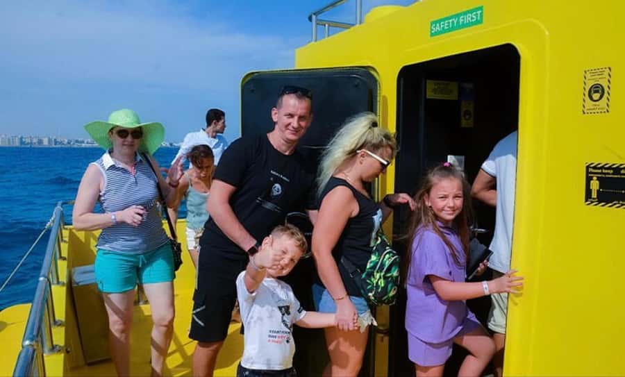 From El Gouna: Royal Seascope Submarine with Snorkel Stop - Coral, fish, and the limits of the site