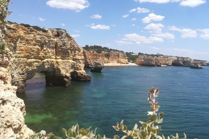 From Faro: Benagil Hiking Cliffs and the 4 Treasure Experience - Praia da Marinha and the first treasure