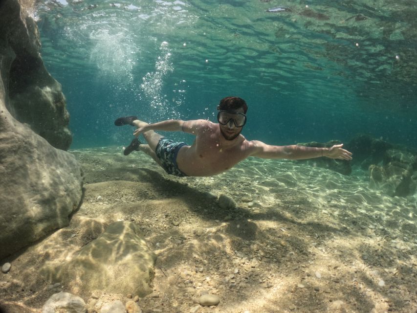 From Fažana: snorkeling at sea cave and Brijuni Island - Muzil, an abandoned military coast