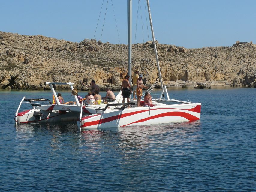 From Fornells: Half-Day Menorca Catamaran Trip w/ Snorkeling - Sailing Without City Noise