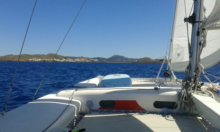 From Fornells: Half-Day Menorca Catamaran Trip w/ Snorkeling - When Weather Allows a Second Stop
