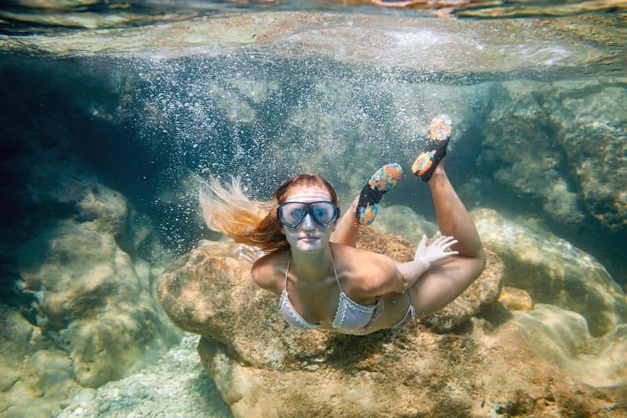 From Hurghada: Orange bay Snorkeling Cruise with Lunch - Two snorkeling stops on the Red Sea