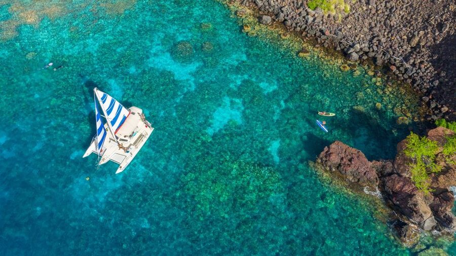 From Keauhou Bay: Snorkel Cruise to Captain Cook's Monument - Setting out from Keauhou Bay on the HokuNui