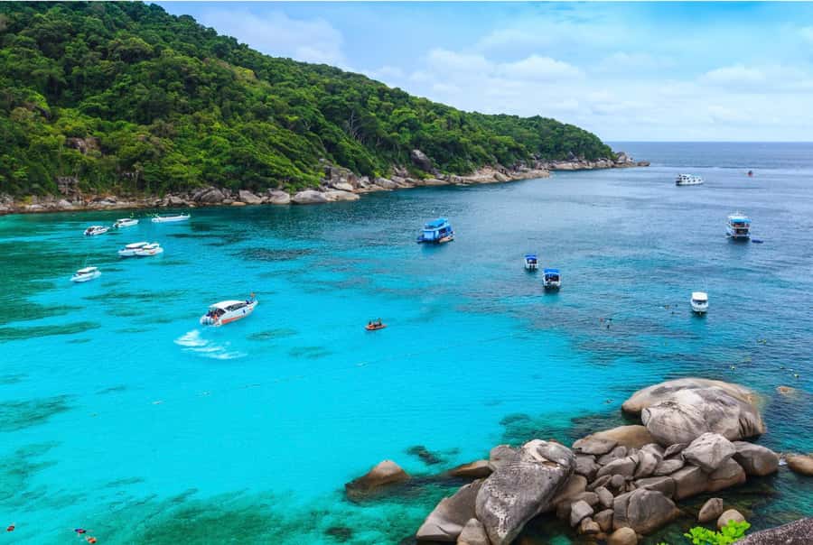 From Khao Lak: Similan Islands Day Trip with Snorkeling - From Khao Lak to Thap Lamu Pier