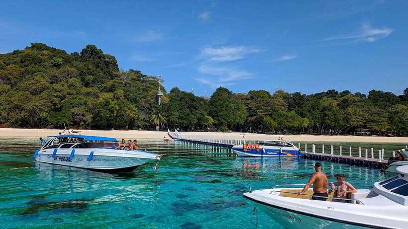 From Koh Lanta: Koh Haa & Koh Rok Snorkel Tour by Speedboat - Morning pickup and the trip to Koh Haa
