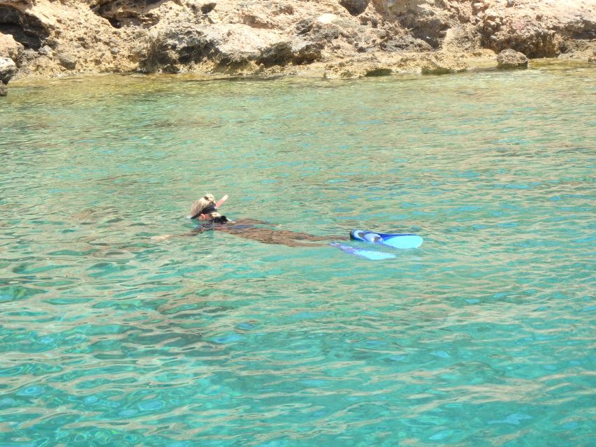 From Kos: Pserimos Island Snorkeling Cruise by Diving Boat - Arriving at Pserimos blue lagoon