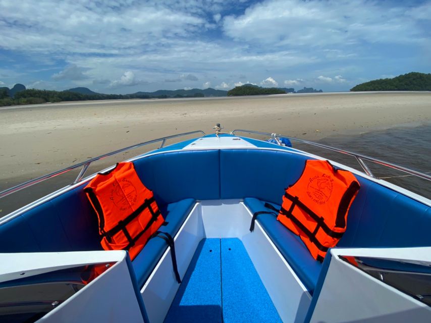 From Krabi: 4 Islands Snorkeling Tour by Speed Boat - Morning pickup and the ride to the islands