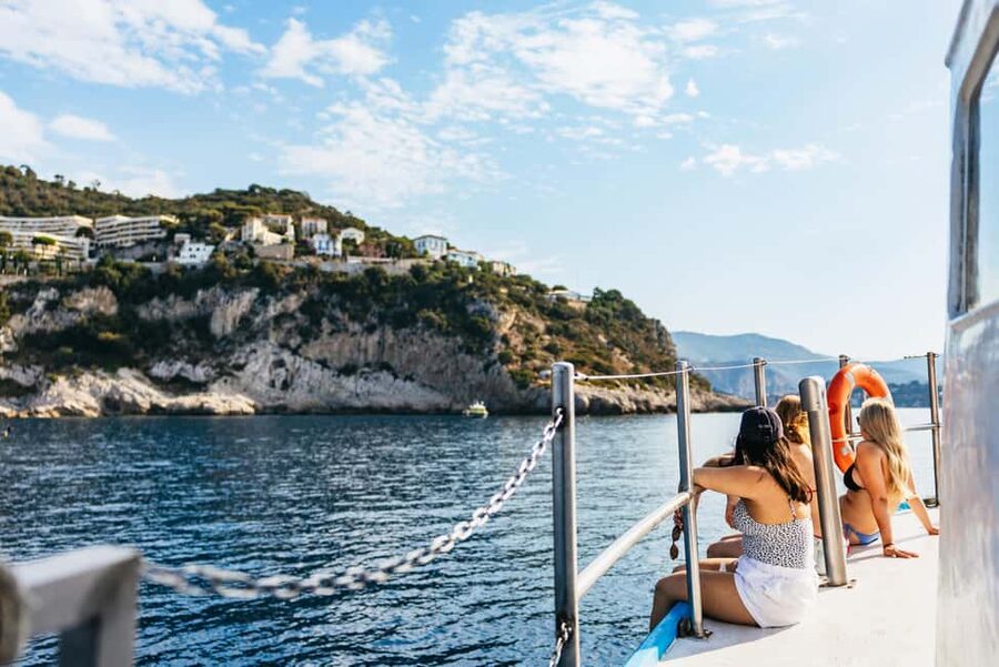 From Nice: French Riviera Swimming and Snorkeling Cruise - Leaving Nice by wooden boat