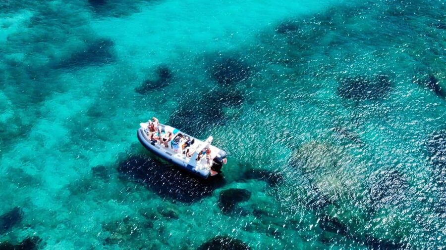 From Olbia: Dinghy Tour with Snorkeling to Tavolara Island - Molara’s natural pools and clear water