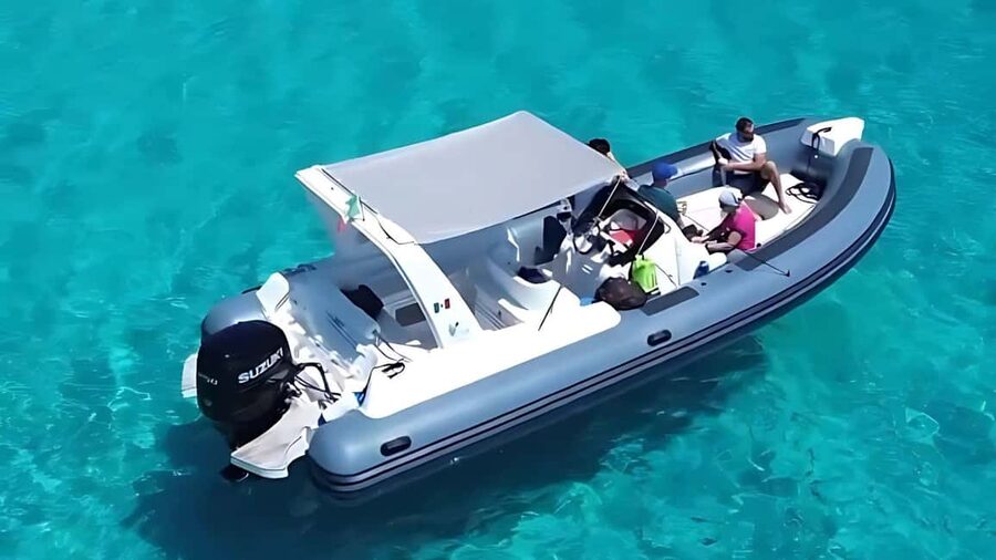 From Olbia: Dinghy Tour with Snorkeling to Tavolara Island - The boat ride and onboard refreshments