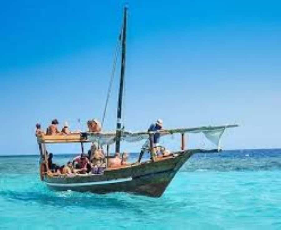 From Paje/Jambian: Safari Blue Snorkelling with Lunch - The sandbank stop: beautiful, bright and exposed