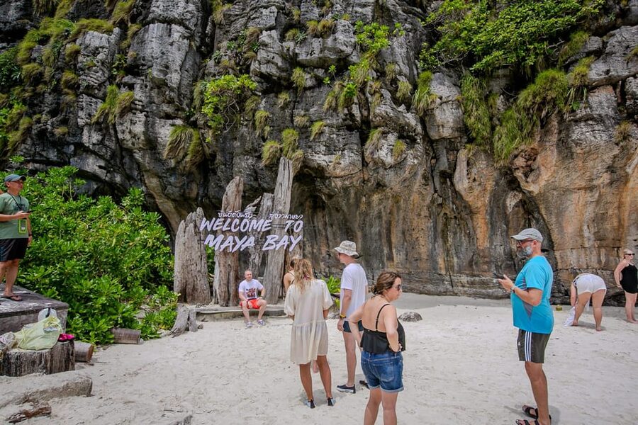 From Phi Phi: Full Day Longtail Tour Maya Bay & Snorkeling - A full day on Phi Phi for $37