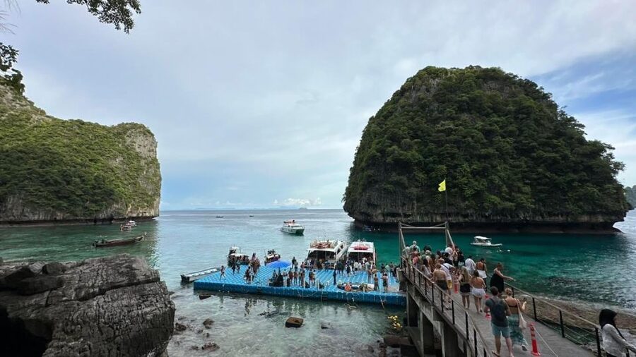 From Phi Phi: Half-Day Longtail Boat Tour with Snorkeling - Monkey Beach: watch from a respectful distance