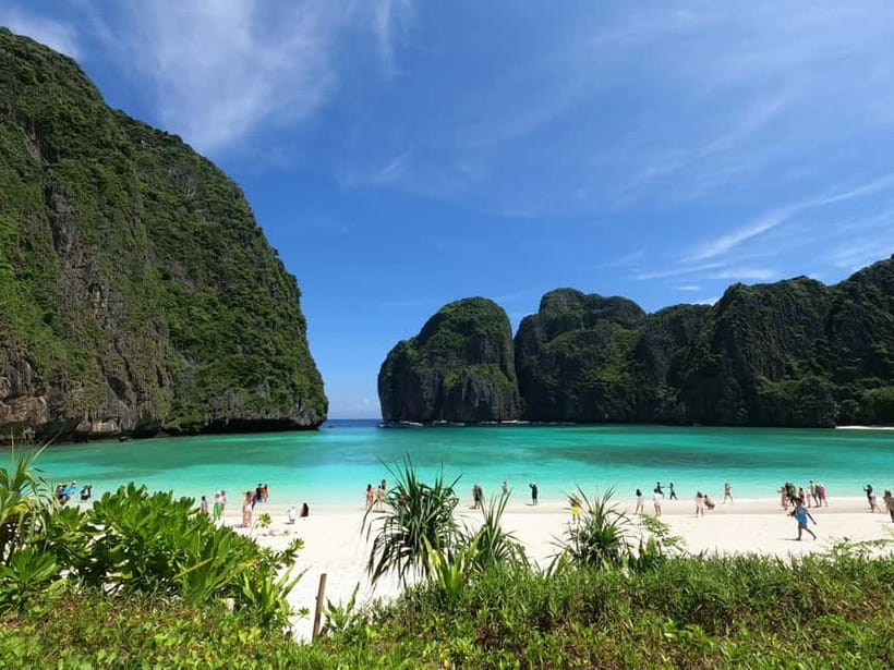 From Phi Phi: Maya Bay HalfDay Longtail Boat with Snorkeling - Monkey Beach and Viking Cave