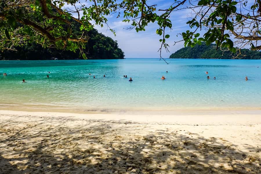 From Phuket/Khaolak: Surin Islands Snorkeling Day Trip - First snorkeling stop at Ao Mae Yai
