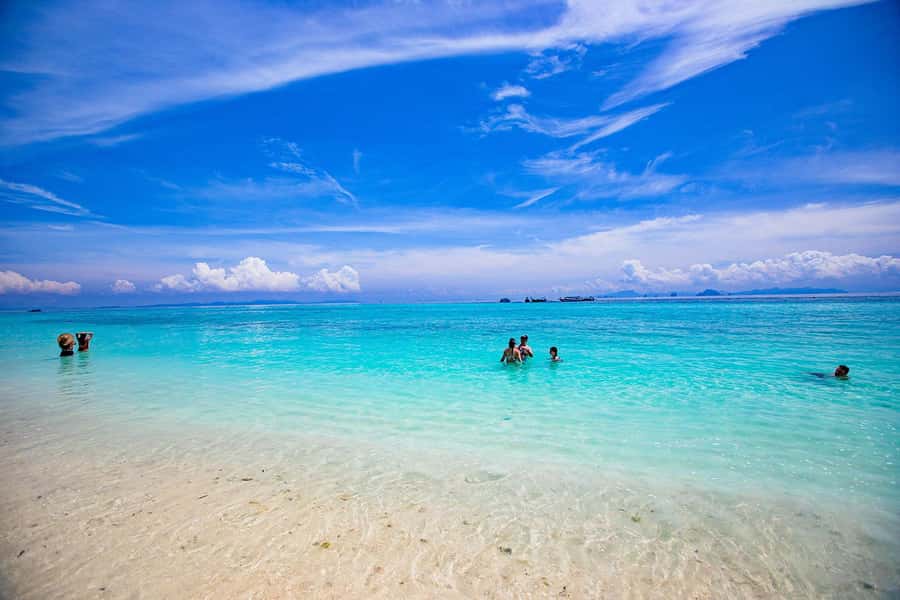 From Phuket: Lazy Snorkel & Explore at Bamboo & Phi Phi - Pileh Lagoon adds the best water time of the afternoon