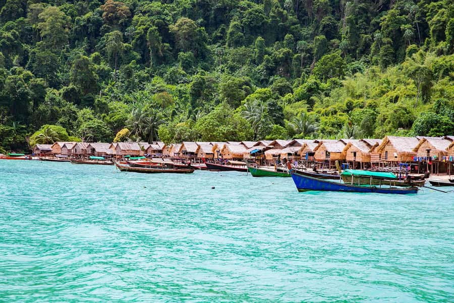 From Phuket: Surin Islands Snorkeling Trip - Chong Khat Bay starts the water time