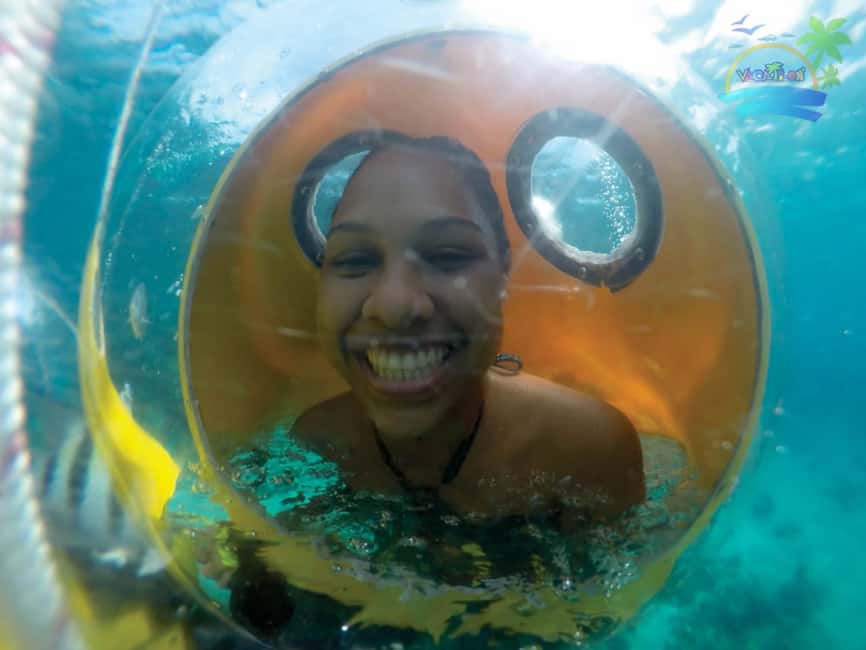 From Punta Cana: ScubaDoo, Snorkel & Glass Bottom Boat Tour - What the underwater view is really like