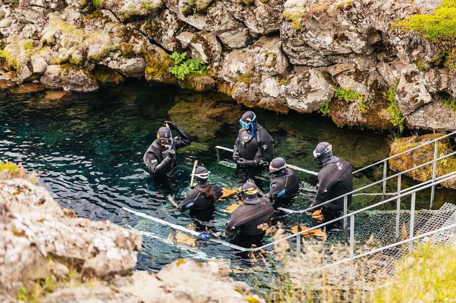 From Reykjavík: Golden Circle Tour and Silfra Snorkeling - Þingvellir explains the geology on foot