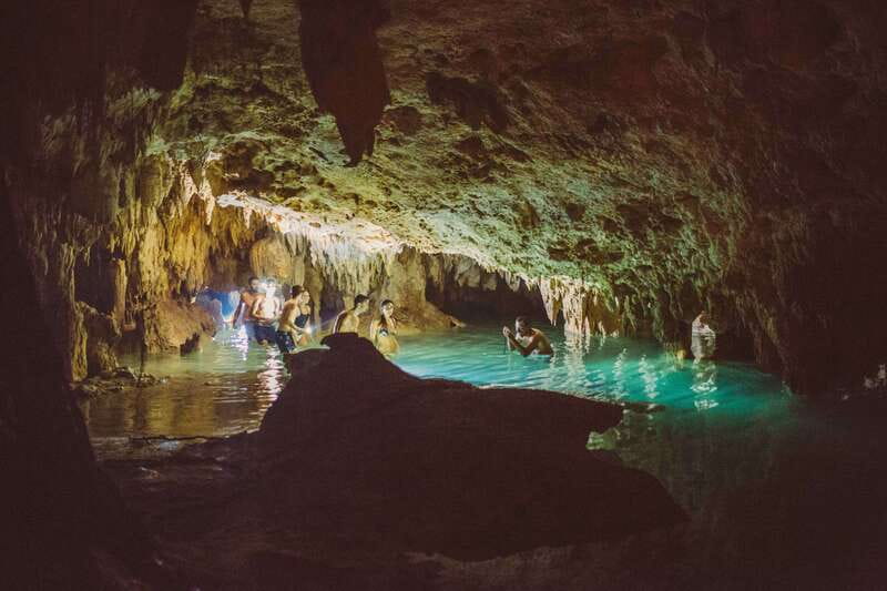 From Riviera Maya: Snorkeling & Private Cenote Half-Day Tour - From cave darkness to Caribbean color