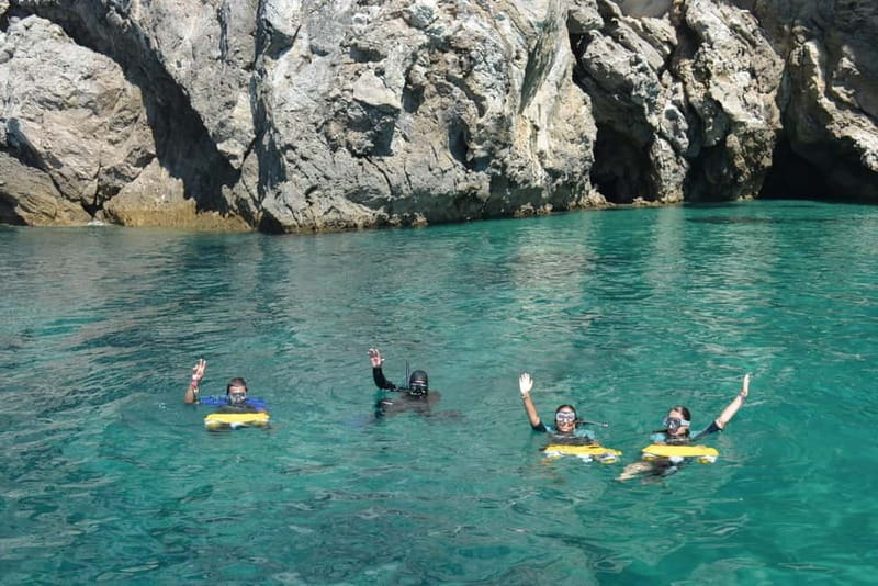 From Sesimbra: Sea Scooter Snorkeling boat Tour - Cruising the Arrábida coast by zodiac