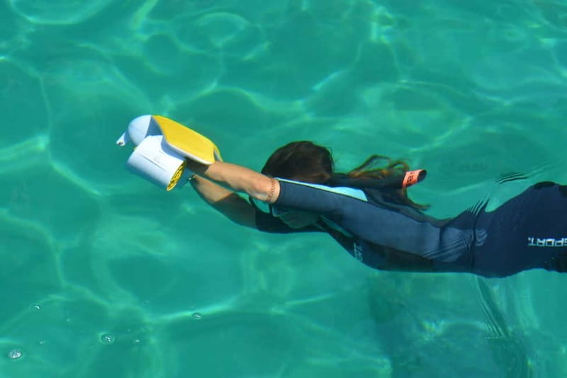 From Sesimbra: Sea Scooter Snorkeling boat Tour - The second 20-minute cruise and a shorter water stop