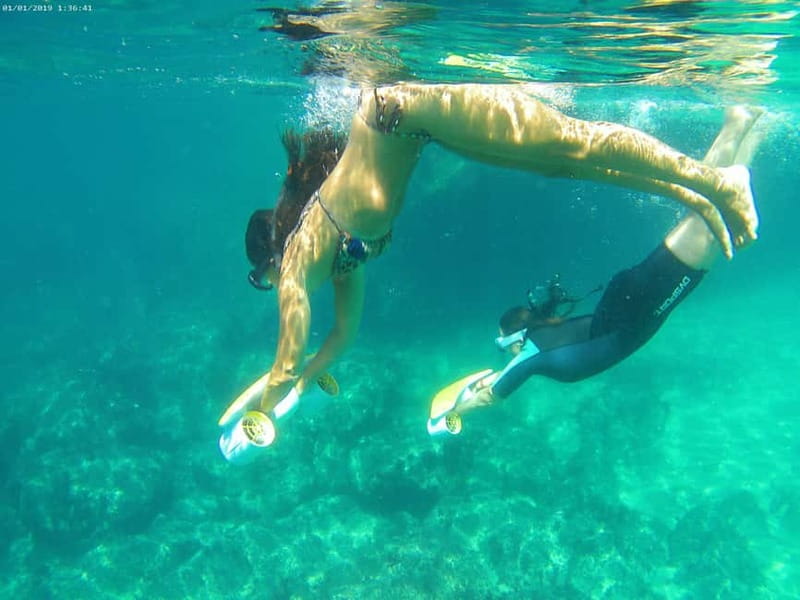 From Sesimbra: Sea Scooter Snorkeling boat Tour - Finishing with a 15-minute wine stop