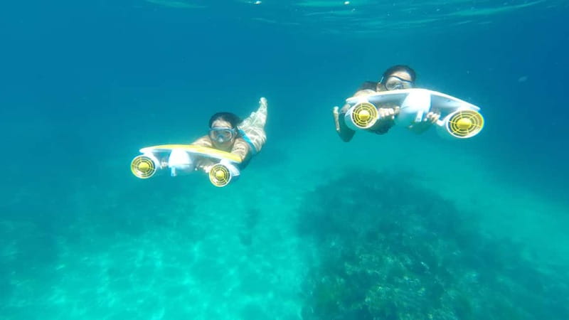 From Sesimbra: Sea Scooter Snorkeling boat Tour - The 20-minute safety briefing with Bolhas Tours