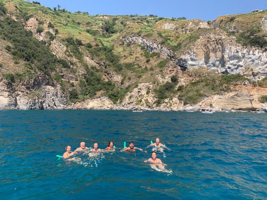 From Sorrento: Ischia and Procida Boat Tour with Snorkeling - Swimming at La Corricella