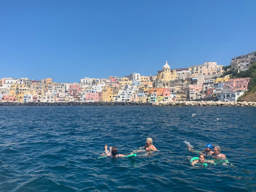 From Sorrento: Ischia and Procida Boat Tour with Snorkeling - Procida first: harbor life and La Corricella