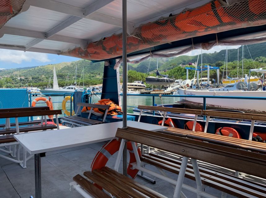 From Tropea: Capo Vaticano boat tour with snorkel & aperitif - Grotticelle Bay and the main snorkeling stop