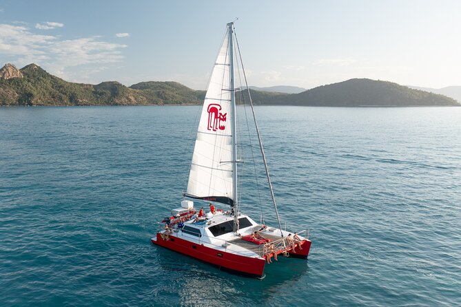 Full-Day Whitsunday Sail and Snorkel Adventure with Lunch - Langford Island, beach time, and island views