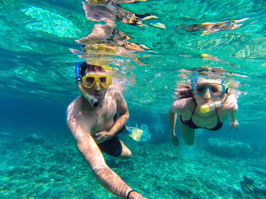 Giardini Naxos: Isola Bella Marine Park Snorkeling Cruise - Grotta degli Innamorati and its orange coral