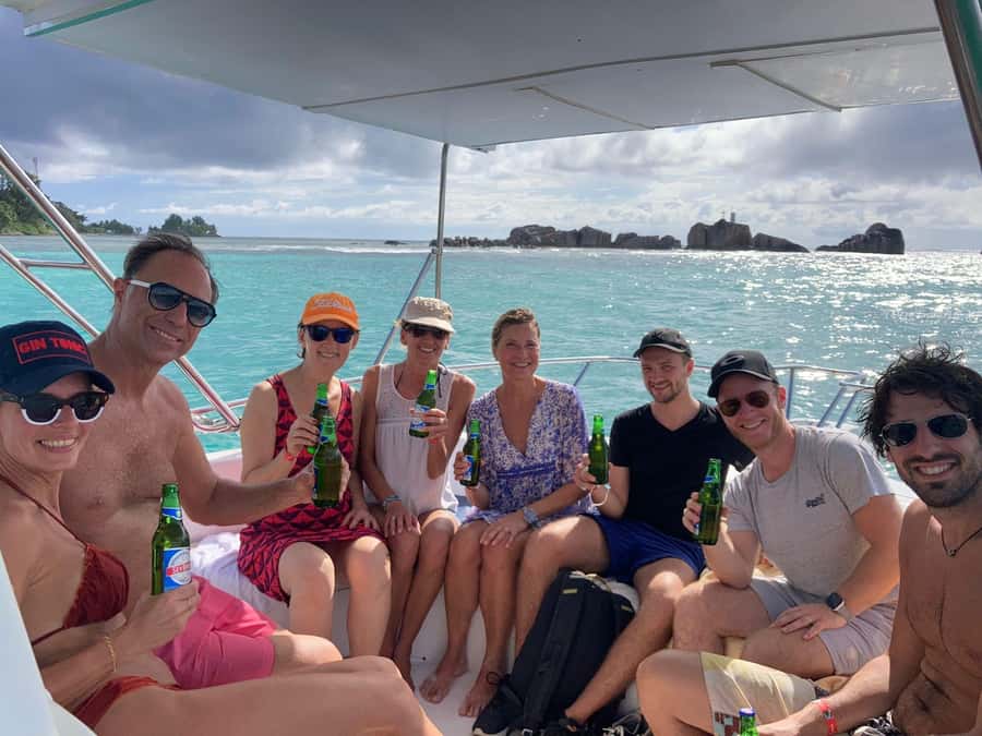 Glassbottom boat & Crystalkayak SteAnneMarinePark Snorkeling - A full day in Sainte Anne Marine Park