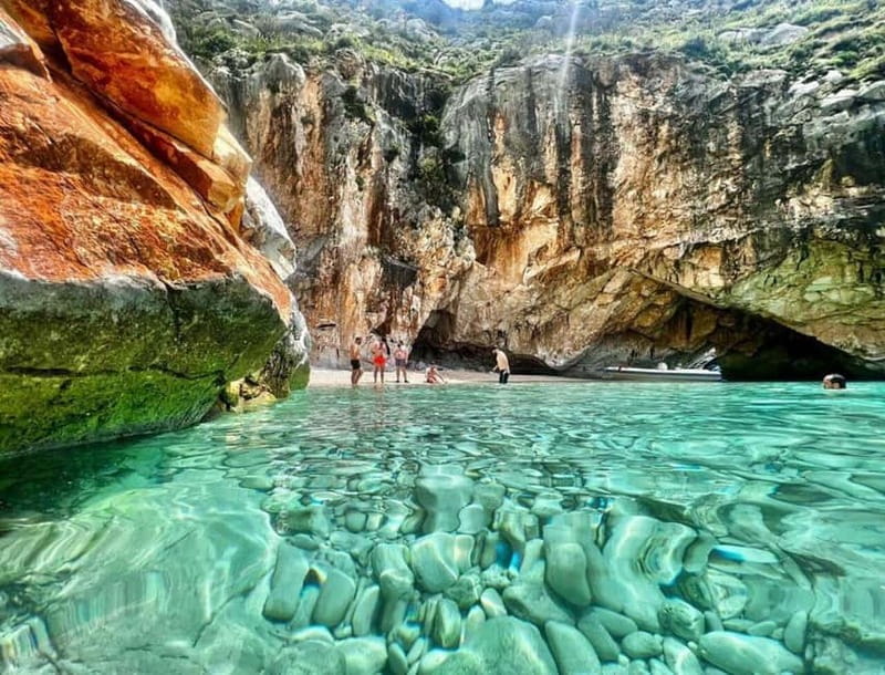 Grama Bay & Blue Cave: Snorkeling & Secret Beaches in Vlore - Nezhajve gives you the only long beach break
