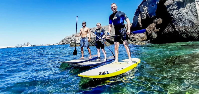 Gran Canaria: Stand-Up Paddle Lesson & Snorkeling Tour - The 20-minute van ride to the coast