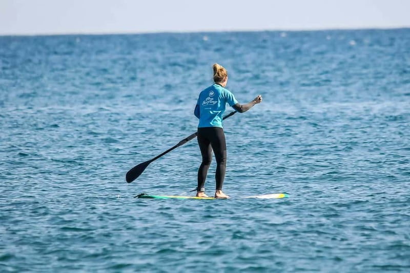 Gran Canaria: Stand-Up Paddle Lesson & Snorkeling Tour - The beach lesson before you paddle