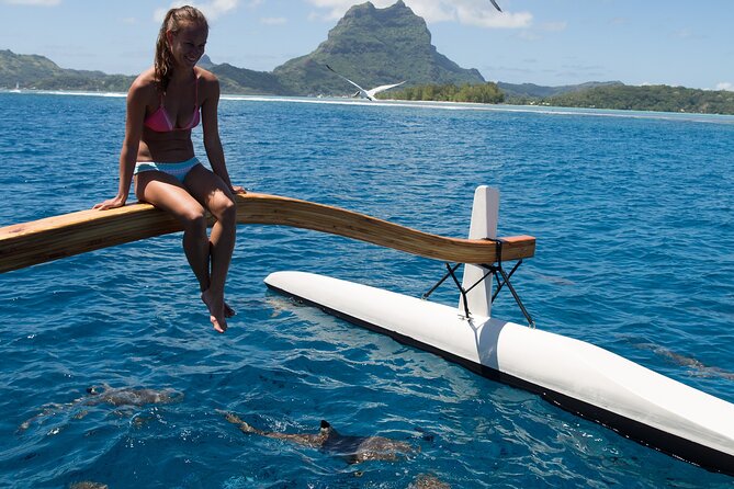 Half Day Private Lagoon Snorkeling Experience - Mount Otemanu from the water
